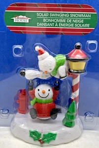 Christmas House NEW Solar Swinging Snowman Sun Dancer - Picture 1 of 2