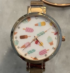 Liz Claiborne Women's Watch & Bracelet Set Ice Cream Dial JCP2977RIC 38 mm Case - Picture 1 of 10