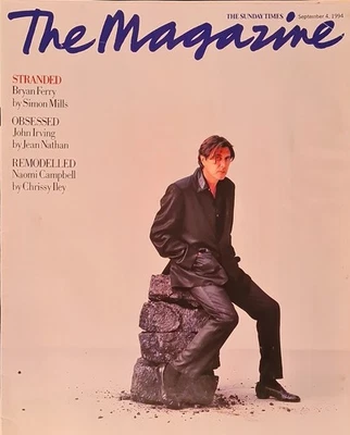 Sunday Times Magazine September 4th 1994 - Bryan Ferry/Naomi Campbell - Image 1 of 4