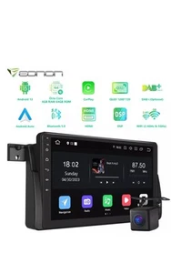 CAM+For BMW E46 E46A12S 9" 8Core Car Stereo Android 13 TouchScreen Radio Carplay - Picture 1 of 23