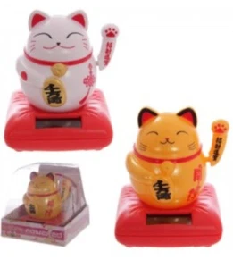 Cute Lucky Waving Cat/ Solar Powered/#p8 - Picture 1 of 1