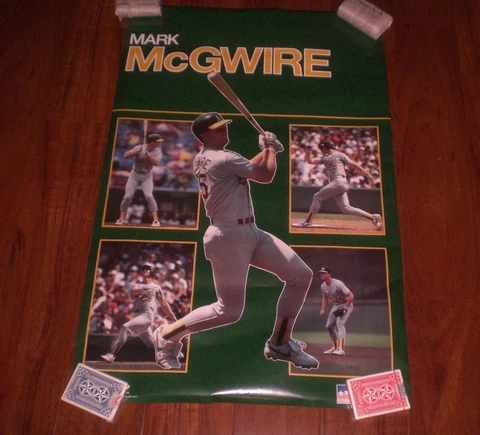 MARK MCGWIRE COLLAGE  1988 STARLINE POSTER - 22x34 Cover