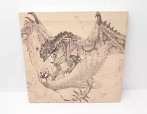 Monster Hunter exposición Rathalos boceto ecológico arte lienzo CAPCOM 2014 - Imagen 1 de 15