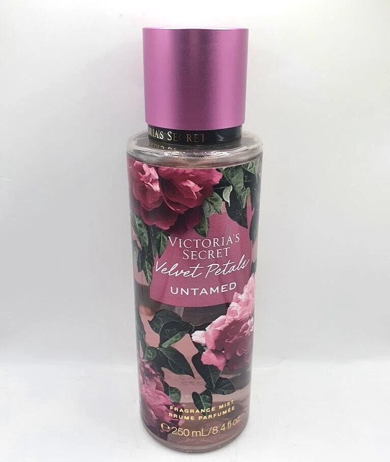 VICTORIA'S SECRET PÉTALOS DE TERCIOPELO NIEBLA CORPORAL INDÓMITA 8,4 FL OZ EDICIÓN LIMITADA Foto 1 de 1