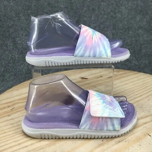 Reebok Sandals Youth 4 Slide Adjustable Strap Slip On Flats Comfort Multicolor - Picture 1 of 16