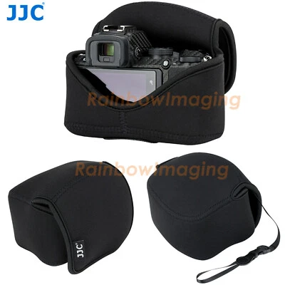 JJC Neoprene Pouch Case Bag for Canon EOS R50 +RFS 18-45mm Lens/ RF 50mm 1.8 STM - Image 1 of 4
