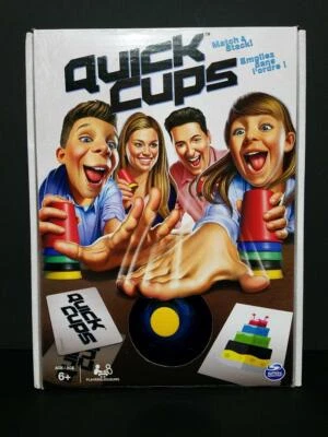 *NEW* Quick Cups Match & Stack Game Age 6+ 2-4 Players Spin Master FAST SHIP C1 - Image 1 of 3