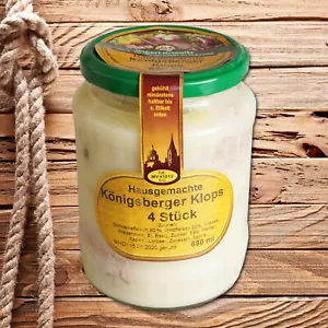 Königsberger Klopse - hausgemacht nach Familienrezept - 4 Stück/Klopse - 680ml - Picture 1 of 1