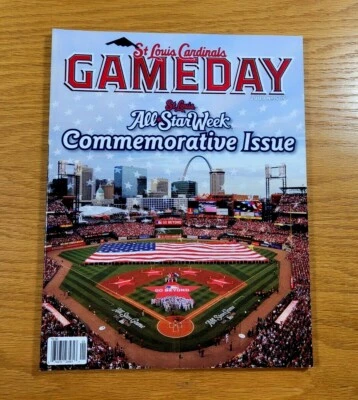ST. LOUIS CARDINALS GAMEDAY Magazine Vintage Issue 2009 No. 5 - ALL-STAR WEEK Foto 1 de 4