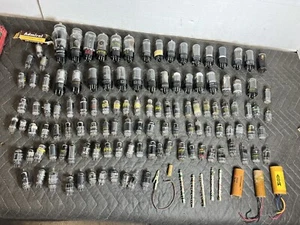 Huge Lot 100+ Vintage Electronic Vacuum Tube Untested Zenith Admiral Philco GE - Picture 1 of 21