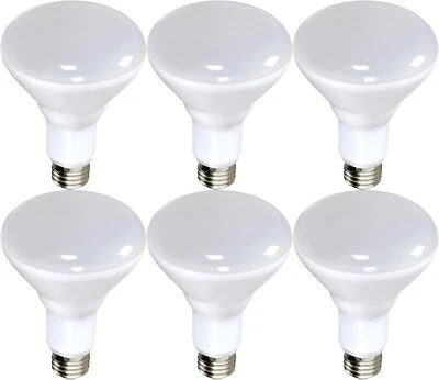 Satco S9634 - 11.5 Watt LED BR40 Dimmable Light Bulb - 2700K - 120 Volt (6 pack) - Image 1 of 4