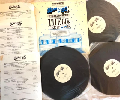 5/28/90 'BOSS JOCK' REAL DON STEELE LIVE FROM 60's; 1 HR 63, '67, '69 + BONUS HR - Image 1 of 3