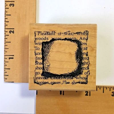 Stampendous Rubber Stamp - Shadow Block D116 - NEW - Image 1 of 3