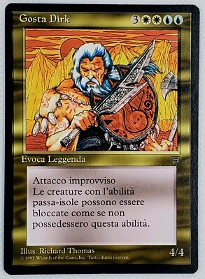 Legends Italian MTG Gosta Dirk  Magic Rare NM/M Unplayed Subvoodoo - Image 1 of 2