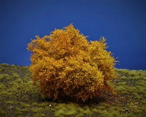 Diorama Zubehör, 1 Modellbaum- Busch mit gelben Herbstlaub, 15 - 16 cm hoch - Picture 1 of 2