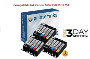 PGI-570XL CLI-571XL Compatible Ink Canon MG7750 MG7751 MG7752 MG7753 - 15 Pack - Picture 1 of 12