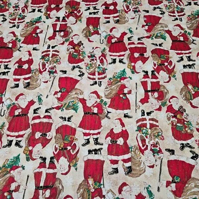 Antiguo Mundo Papá Noel por Peter Pan Telas Papá Noel Árbol de Navidad Embalado Foto 1 de 4