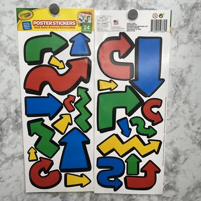 Pegatinas para póster Crayola, flechas de colores Foto 1 de 3