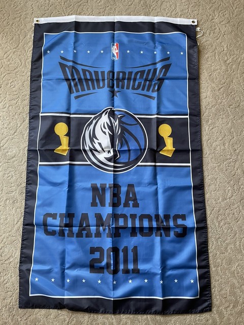 Dallas Mavericks 2011 NBA Champions Banner/Flag 18.5 x 11.5