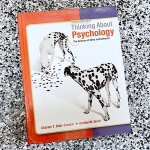 Thinking About Psychology The Science of Mind and Behavior 3rd Edition Hardcover - Imagen 1 de 10