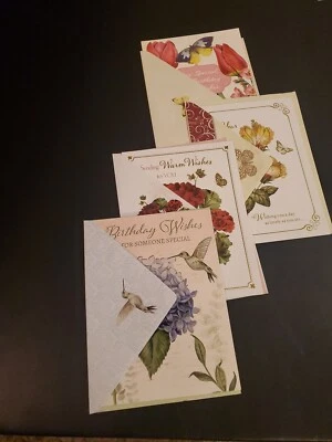 Lote 4 tarjetas de cumpleaños (con citas de Samantha Chase Meyers) Foto 1 de 4