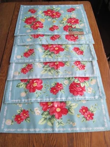 The Pioneer Woman Vintage Floral Placemats Reversible Set of 6 - Picture 1 of 5