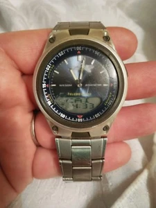 RELOJ CASIO S-956DV TELEMEMO 30 HORA MUNDIAL 3 ALARMA TEMPORIZADOR CUENTA REGRESIVA - Imagen 1 de 8