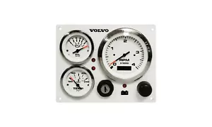 Volvo penta 3 gauges Engine Marine instrument Panel B type - Foto 1 di 2