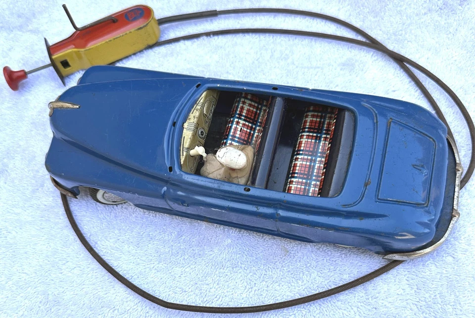 Arnold Remote Control Sedan Convertible Car with Driver Made in West Germany - Image 1 of 4