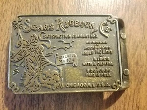 70er Jahre SEARS ROEBUCK AND CO. GÜRTELSCHNALLE - Vintage - Bild 1 von 2