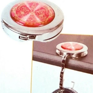 Brand New Travelon Pink Medallion Purse Bag Hook Holder Collapsible  - Picture 1 of 3