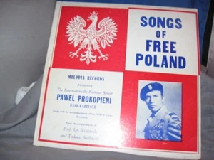 SONGS OF FREE POLAND PAWEL PROKOPIENI (INV55) - Imagen 1 de 4