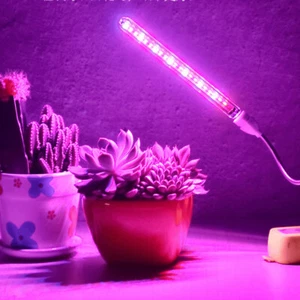 USB LED Grow Strip Licht Vollspektrum Zimmerpflanze Gemüse wächst wachsende Lampe - Bild 1 von 15