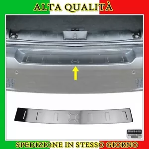 Cromato Protezione Paraurti (Spazzolato) ACCIAIO Per JEEP RENEGADE 2014-SU - Foto 1 di 8