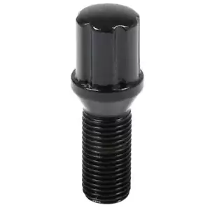 Mr.Lugnut - Conical Seat Black Bolt 14mm x 1.50 Closed-end - 6 spline - 30 mm - Picture 1 of 1
