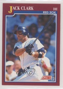 1991 Score Rookie & Traded Box Set Jack Clark #4T