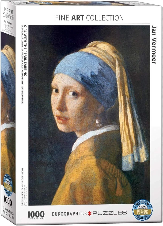 Jigsaw Eg60005158 Eurographics Puzzle 1000 PC - Girl With The Pearl Earring
