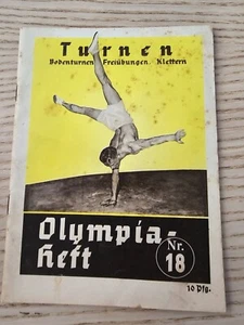 1936 Olympics Olympia PRE WW2 Genuine Germany German Booklet Gymanstics - Picture 1 of 16