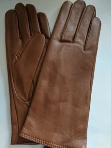 Guantes forrados de lana y mezcla de cachemir Fownes para dama*. Sillín rojo, XXLarge - Imagen 1 de 3