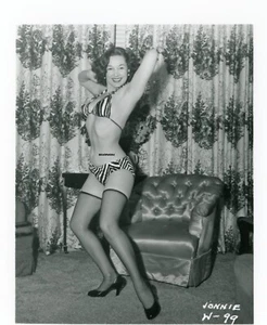 Vintage Risque Pinup Photo Jonnie W 99 Irving Klaw 4X5 - Picture 1 of 1