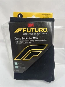 Large 3M FUTURO Men's Dress Firm Compression Socks Circulation COMBINESHIP - Picture 1 of 3