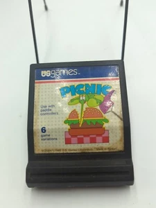 Picnic (Atari 2600, 1983) Tested Works Great US Games - Picture 1 of 2
