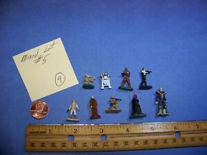 Star Wars Figures Mixed Lot #5 (Micro Machines Size) (Includes All 9 Figures)