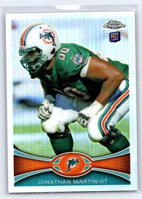 2012 Topps Chrome - Jonathan Martin Refractor (RC) Rookie Card #48 - Image 1 of 2