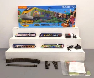 Hornby R1253M OO The Beatles Yellow Submarine Eurostar Train Set LN/Box - Picture 1 of 9