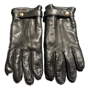 Fownes Herren Gr. M schwarz Echtleder Fahrhandschuhe Thinsulate verstellbar - Bild 1 von 10