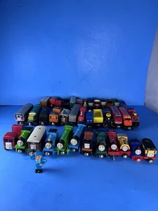 Thomas & Friends Train/ Brio & Wooden Train Lot of 39 Different Cars - Picture 1 of 11
