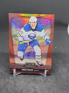 2024-25 o-pee-chee platinum owen power red prism /199 - Picture 1 of 2