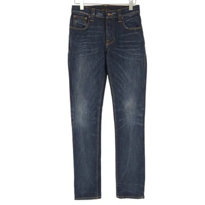Jeans Nudie Grim Tim Org. Wornin Pepper Stretch Slim Skinny Yt3 Talla W31 L34 - Imagen 1 de 9