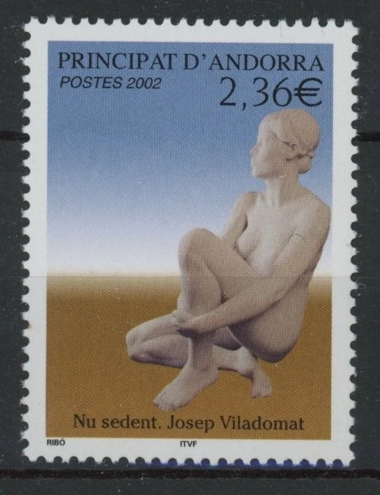 Andorra Francesa 2002: Artes - Buen sello MNH muy fino Foto 1 de 1
